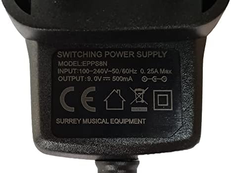 Подмяна на захранващ блок за Nux (Хорда) Mfx-10 Digital Multi Effects Pedal Adapter