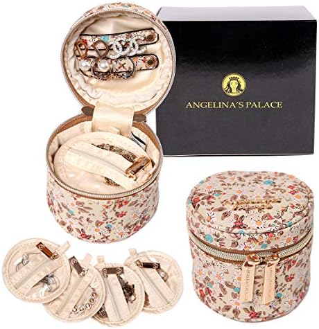 Дворецът на Анджелина през Цялата Бижутериен Органайзер Калъф Чанта Подаръци Шаферките Веганская Кожена