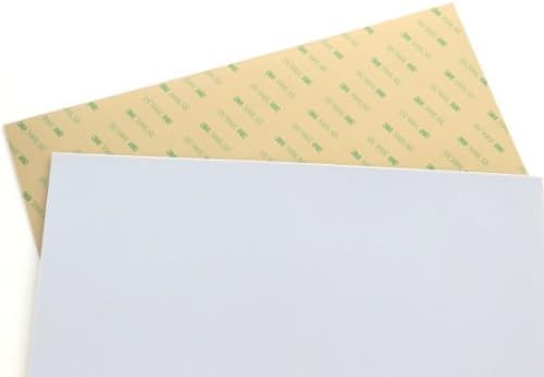 Листове тефлон (PTFE) с различни размери с дебелина 0,03 инча (1/32 инча) със самозалепваща подложка индустриална