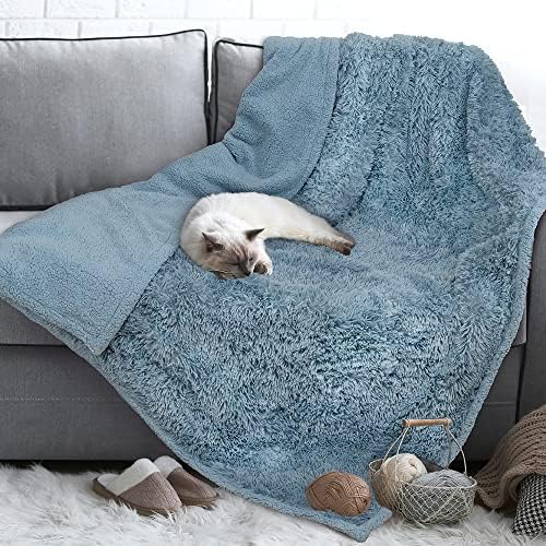 PetAmi Пушистое Водонепроницаемое Одеяло за Кучета | Изкуствена Кожа Пет Fleece Shag Хвърли for Dogs and