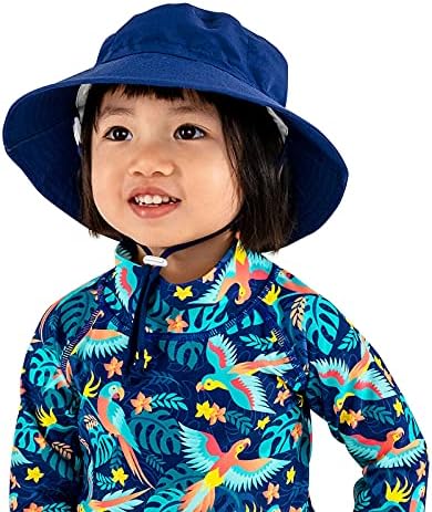 JAN & JUL GRO-with-Me Kids' Cotton Bucket Sun-Hats with 50+ Защита UPF Baby Toddler Kids