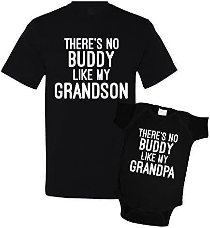 Няма такъв приятел като ми внук и дядо, при еднакви ризи Дядо и дете.