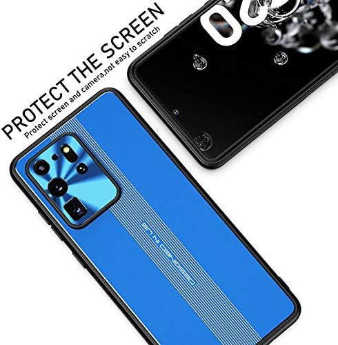 SHUNDA Калъф за Samsung Galaxy A12, TPU Здрав устойчив на удари Защитен Калъф Срещу Надраскване, Пръстови отпечатъци, Защитен Калъф за телефон Samsung Galaxy A12 6.5 - Синьо