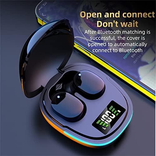 Нови Безжични Слушалки Bluetooth 5.1 С Зарядно Калъф За Микрофон, Слушалки-Притурки за Музика и Разговори с Активно Шумопотискане, Дихателен Цифрова Led Дисплей IPX4 Водоус?
