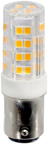 ЖУ-CL LED Corn Light Bulb for Outdoor Indoor Outdoor， BA15D 5W 52LED 2835SMD 400-500 Lm Топло бял, Студено