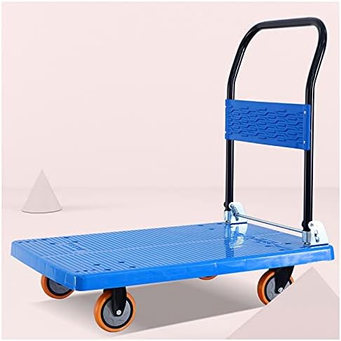 Количка за платформа колички платформа колички платформа Людан пластмасова преносими сгъваеми ръчна количка