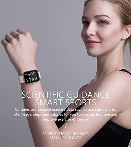 KOPOU Смарт Часовници 2021,1, 7-Инчов изцяло Сензорен направи си САМ Часовник,PK P8 Плюс GTS 2 Фитнес Часовник,Монитор на Сърдечната Честота, Кръвното Налягане, Smartwatch за Android и