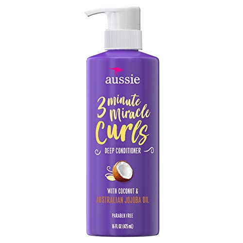 Aussie 3 Minute Miracle Curls Conditioner Помпа, Citrus, 16 Течни унции