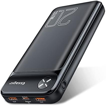Essager Преносимо Зарядно 20000 ма Power Bank C USB PD 20 W QC 3,0 Бързо Зареждане на Външен Акумулатор, Зарядно Устройство, Powerbank за iPhone 13 12 11 Pro Max iPad Samsung Мобилни Телефони