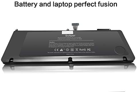 Suliper A1382 Подмяна на лаптоп Батерия е Съвместима и за MacBook Pro 15 инча A1286 (само за Early2011,Late