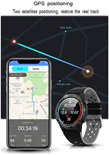 GLJ Смарт часовници за телефони с Android и iOS, Фитнес тракер, Водоустойчив IP67 с Пульсометром Монитор Сън, Умни часовници за Мъже и жени (цвят : синьо)