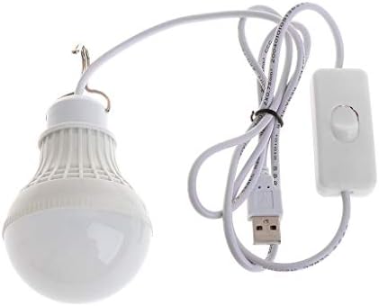 LIYUDL 5W 10 LED Энергосберегающая USB Лампа за Къмпинг лека нощ Кука Ключ