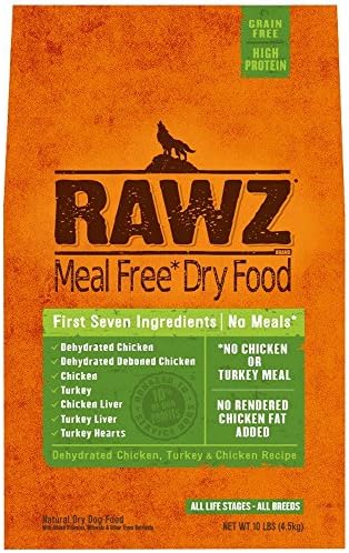 Суха храна за кучета Rawz Meal Free (Пуешко и пилешко, 10 кг)