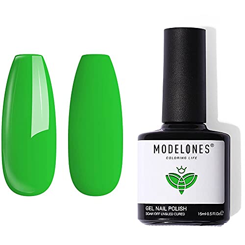Modelones 3Pcs Нокти Грунд and Nail Подготовка Dehydrator with Green Gel Nail Polish Set