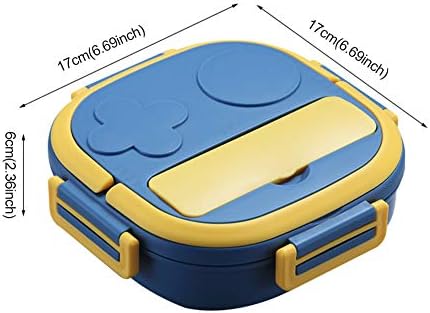 Bento Lunch Box, 550 мл Мулти Мрежа От Неръждаема стомана за Многократна употреба Bento Box Lunch Box с