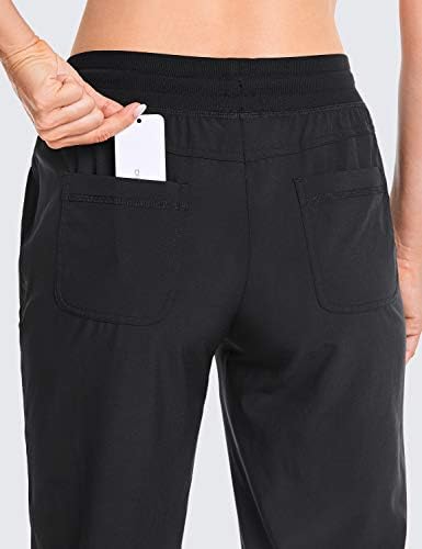 CRZ YOGA Women ' s Lightweight Joggers Pants Pockets with Drawstring Workout Running Pants with Еластични Waist