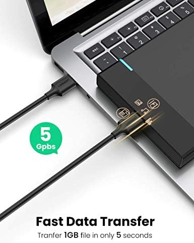 UGREEN USB to USB Cable, USB 3.0 Male to Type A Male to Type A Cable with UGREEN USB Удължител, USB 3.0