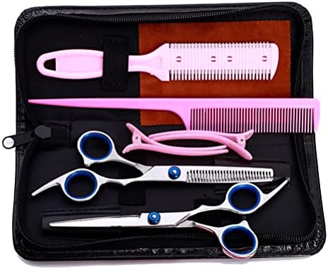 HSLDH 6.0 Инчов Hair Cutting Ножици Set,Hairdressing Ножици Kit Sharp HairdressingTools Barbers Household