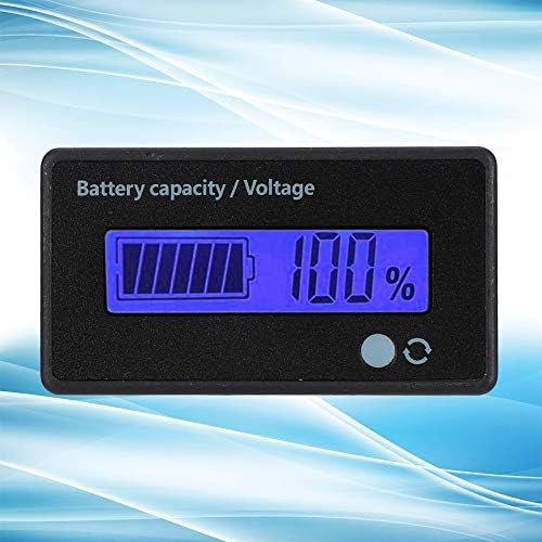 Измерване на напрежение на батерията 12-84V с функция за аларма, тестер броя батерии, електрически с екрана на дисплея LCD, двойни бутони, подходящи за ект на батерията ?