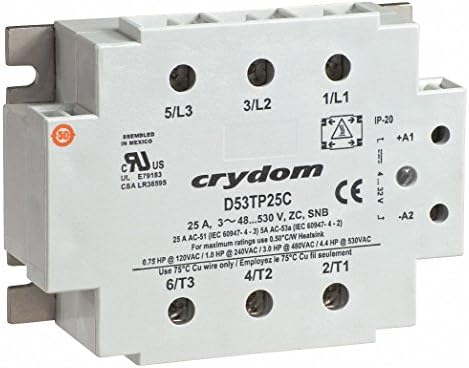 Твердотельное реле CRYDOM, входно или контрол на напрежение от 90 до 140VAC (опаковка от 10 броя)