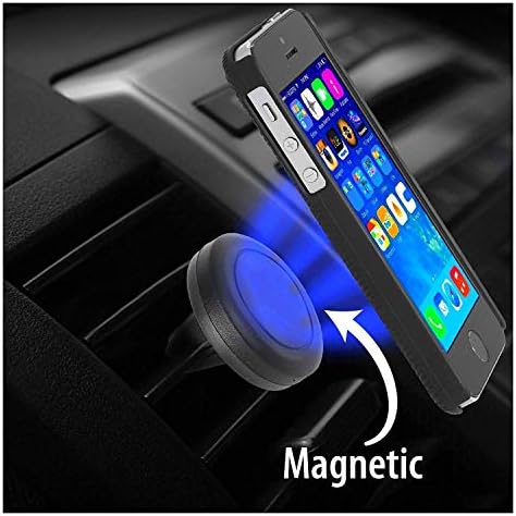 Cell-Stuff Магнитен Кола Съвместим w/Motorolal Moto E5 Play и Подобен Размер на Мобилни телефони Тире на