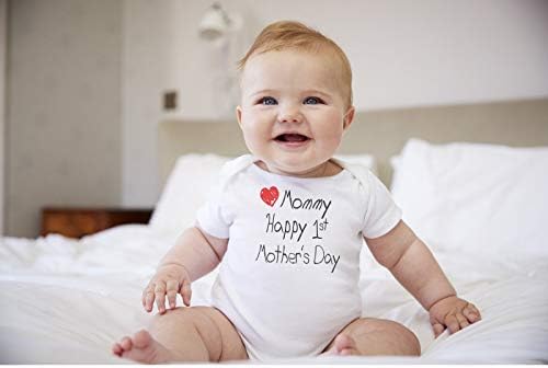 BesserBay Happy Mother 's 1st Day Baby Bodysuit Бебе Mother' s Day Shirt
