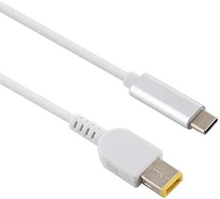 Многофункционален,разширение,Висока скорост на USB-C / Type-C до голям квадратному мъжки лаптоп кабел за Lenovo, дължина на кабела: 1,5 м, лек и красив, лесен за носене.(Черен) (