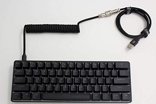 Tez Cables Z-Series Custom Coiled Aviator USB-C Keyboard Кабел (бял)...