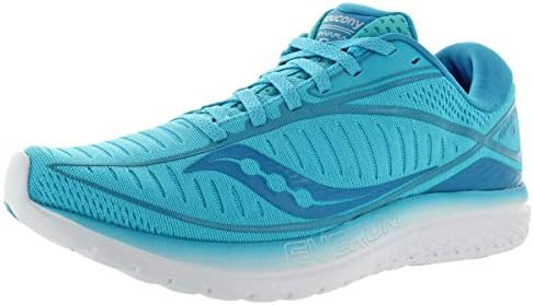 Saucony Womens Kinvara 10 Neutral Responsive Running Shoes, Blue 5.5 Medium (B,M)