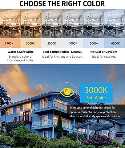 MikeWin Здрач to Dawn Light Bulbs Outdoor, 3000K Warm White, 100W Equivalent, Auto On/Off, Light Sensor LED Lighting Bulb for Wall Фенер, Porch, Boundary,4PACK