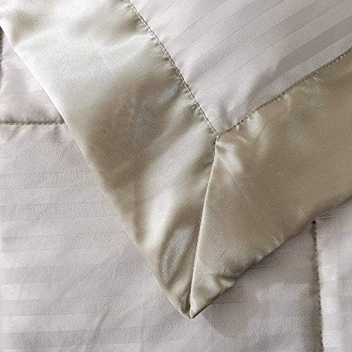 downluxeлегкое одеяло Queen Down Alternative с лек гланц, Пясък, 90 X 90 см