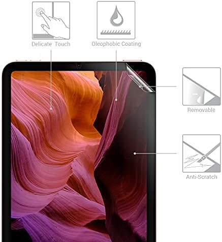 kwmobile 2X Screen Protectors Съвместим с Apple iPad Mini 6 8.3 (2021) - Защитно фолио за таблет