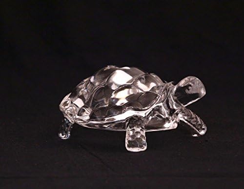 Creativegifts Голяма кристален костенурка Vastu Art/Фън Шуй - гарантира, че къщата остава здрав и силен