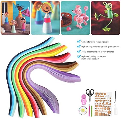 Paper Quilling Quilling Доставки Quilling Kit Хартия Набор Kit, Quilling Tool, for Making Paper Crafts Начинаещи
