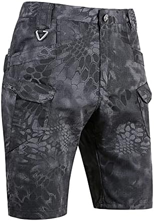 Мъжки Ежедневни Панталони Модни Летни Удобни Дишащи Камуфляжные Големи и Високи Плажни Шорти Плюс Размера