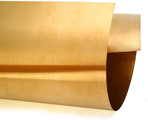 NIANXINN месинг метален тънък лист Фолио плоча 50 mm x 1000 mm чист меден лист (размер : 0.2 mm x 50 mm