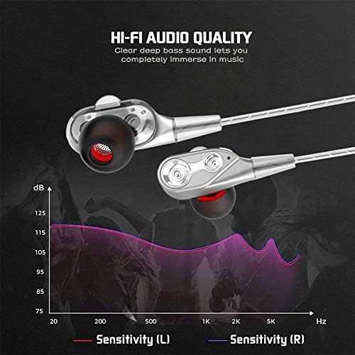 carduran Moving Coil Желязо 3.5 mm Universal in-Ear Wired Earphone HiFi Stereo Music Headset Noise Cancelling